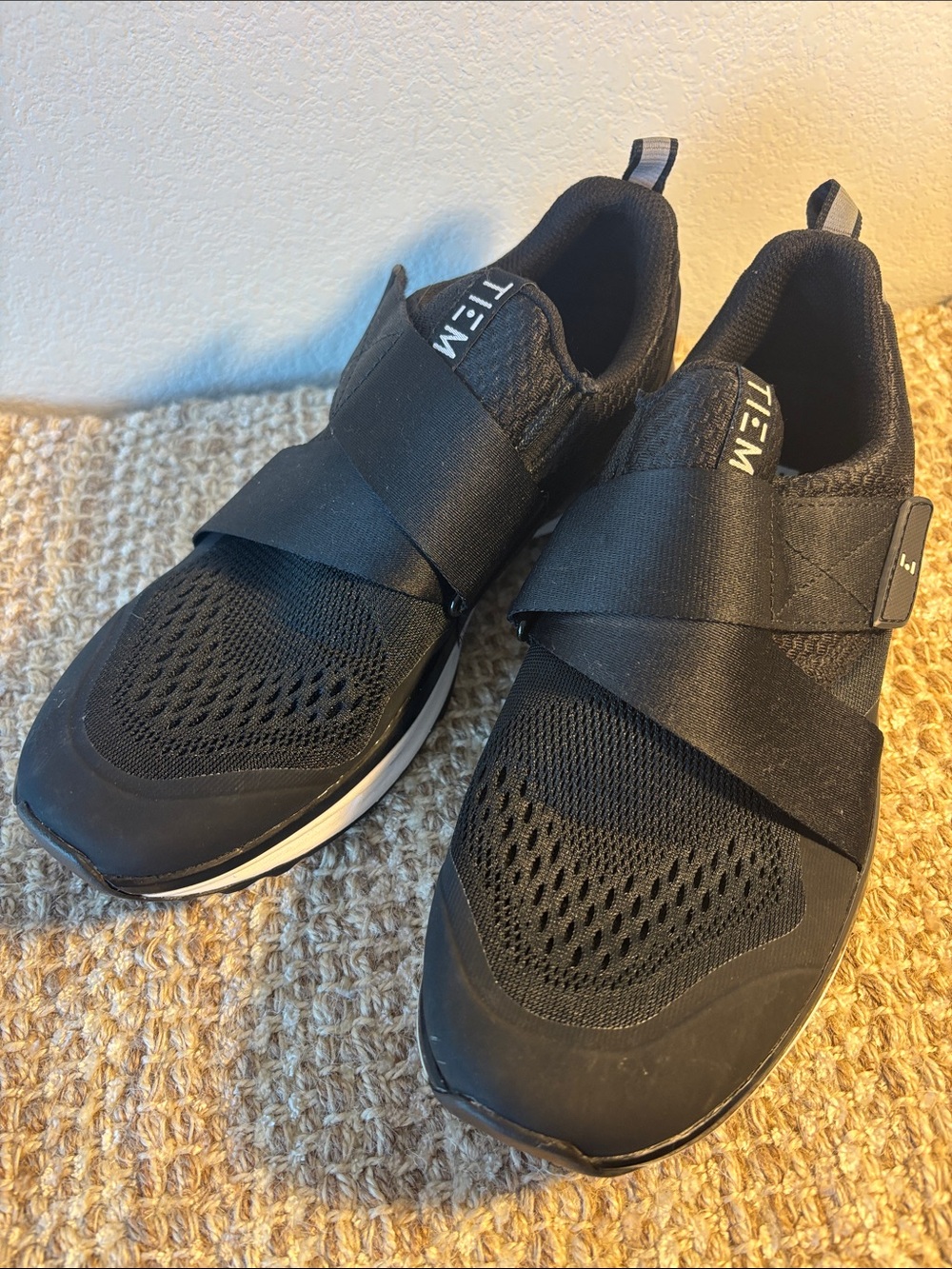 TIEM Slipstream Black Indoor Cycling Spin Shoes